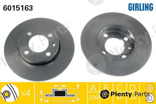  GIRLING part 6015163 Brake Disc