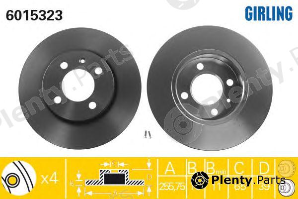  GIRLING part 6015323 Brake Disc
