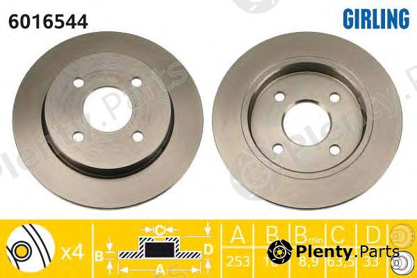  GIRLING part 6016544 Brake Disc