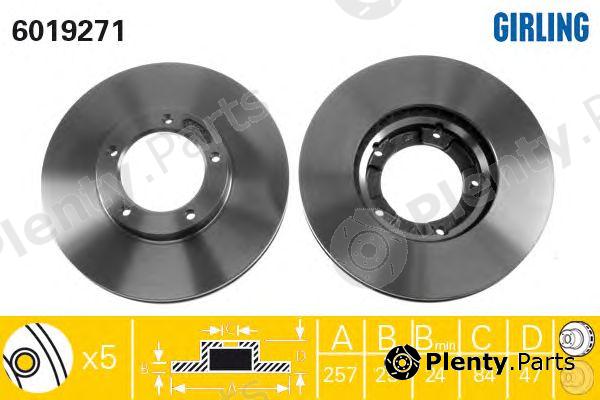  GIRLING part 6019271 Brake Disc