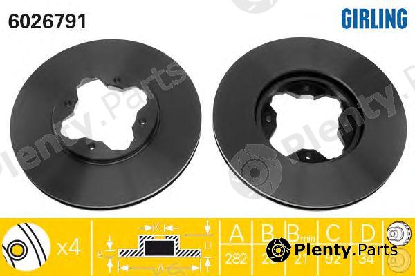  GIRLING part 6026791 Brake Disc