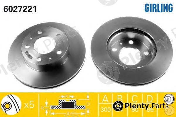  GIRLING part 6027221 Brake Disc