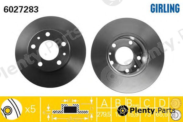  GIRLING part 6027283 Brake Disc