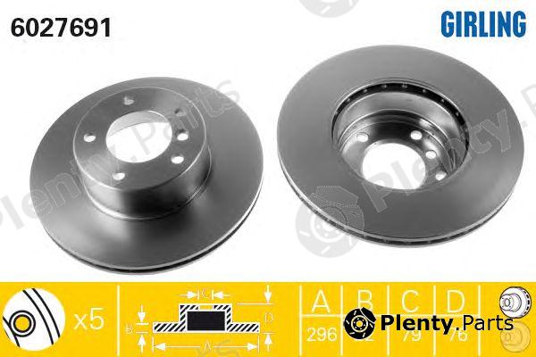  GIRLING part 6027691 Brake Disc