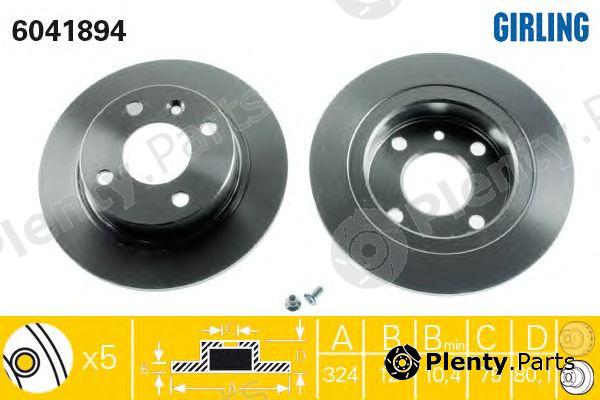  GIRLING part 6041894 Brake Disc