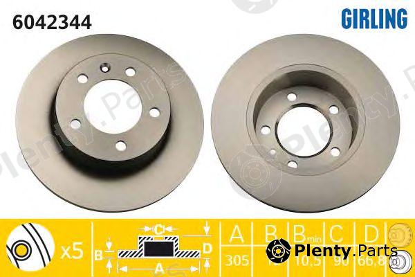  GIRLING part 6042344 Brake Disc