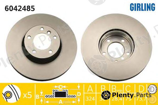  GIRLING part 6042485 Brake Disc
