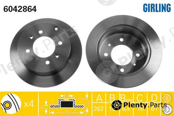  GIRLING part 6042864 Brake Disc