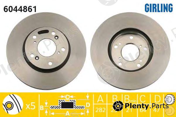  GIRLING part 6044861 Brake Disc