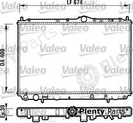  VALEO part 732525 Radiator, engine cooling