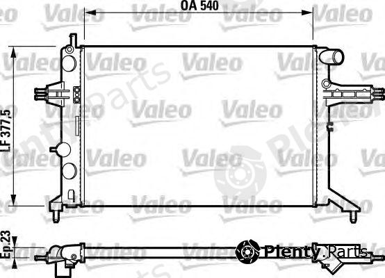  VALEO part 732795 Radiator, engine cooling