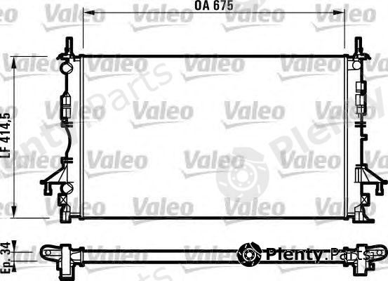  VALEO part 732828 Radiator, engine cooling