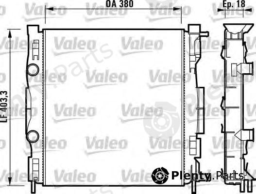  VALEO part 732874 Radiator, engine cooling