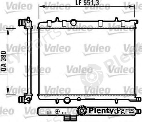  VALEO part 732908 Radiator, engine cooling