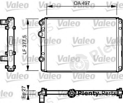  VALEO part 732953 Radiator, engine cooling