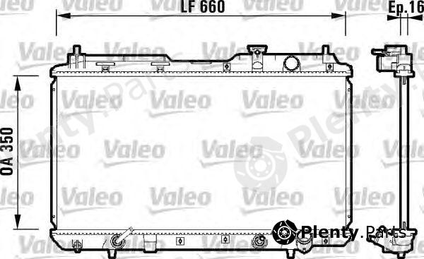  VALEO part 734110 Radiator, engine cooling