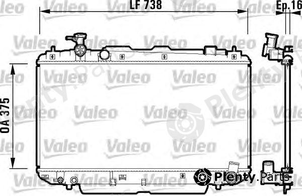 VALEO part 734182 Radiator, engine cooling
