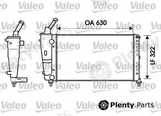  VALEO part 734238 Radiator, engine cooling