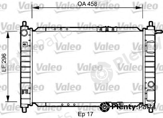  VALEO part 734250 Radiator, engine cooling