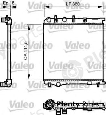  VALEO part 735125 Radiator, engine cooling