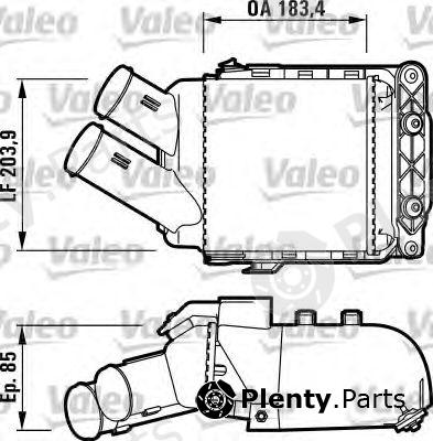  VALEO part 817490 Intercooler, charger