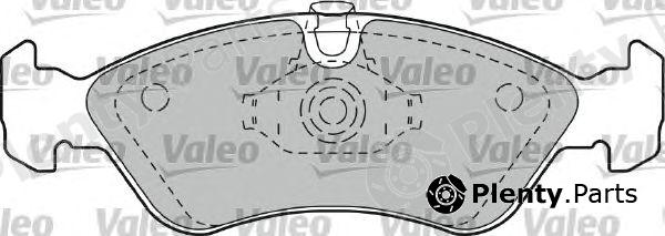  VALEO part 598184 Brake Pad Set, disc brake
