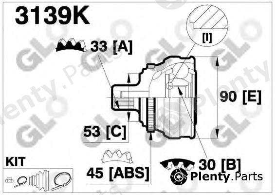  GLO part 3139K Joint Kit, drive shaft