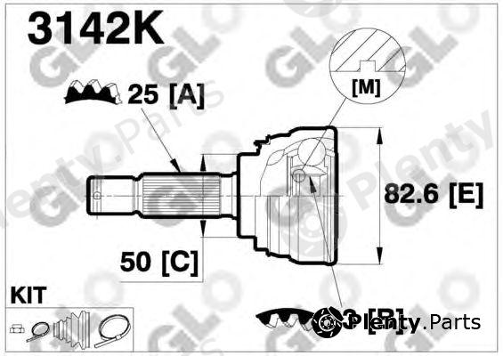  GLO part 3142K Joint Kit, drive shaft