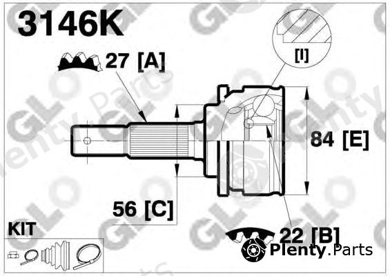  GLO part 3146K Joint Kit, drive shaft