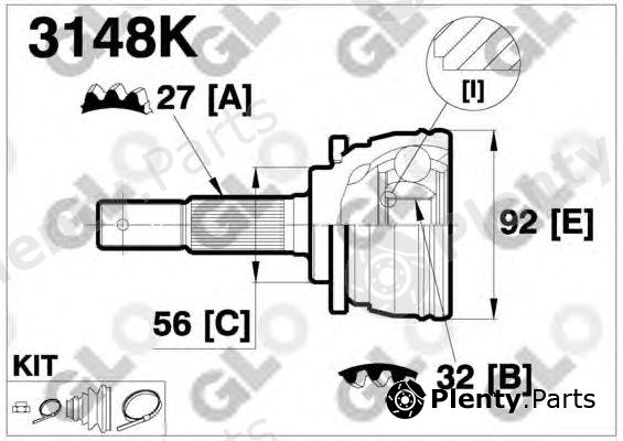  GLO part 3148K Joint Kit, drive shaft