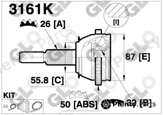  GLO part 3161K Replacement part