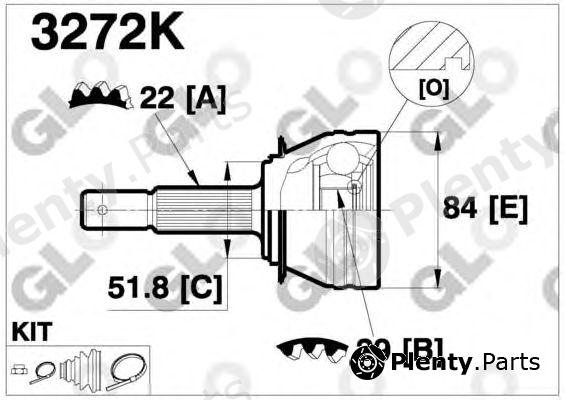  GLO part 3272K Joint Kit, drive shaft