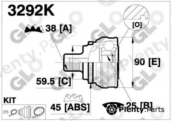  GLO part 3292K Joint Kit, drive shaft
