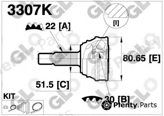  GLO part 3307K Replacement part