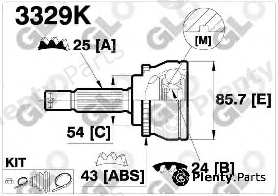  GLO part 3329K Replacement part