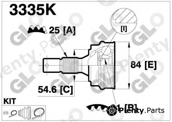  GLO part 3335K Joint Kit, drive shaft