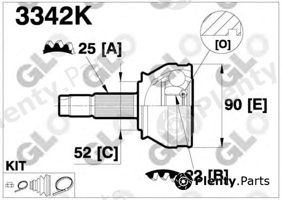  GLO part 3342K Joint Kit, drive shaft