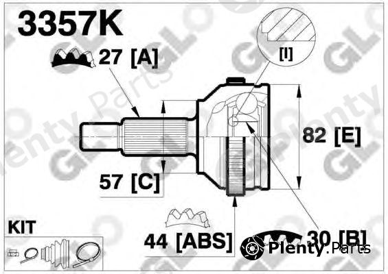  GLO part 3357K Joint Kit, drive shaft