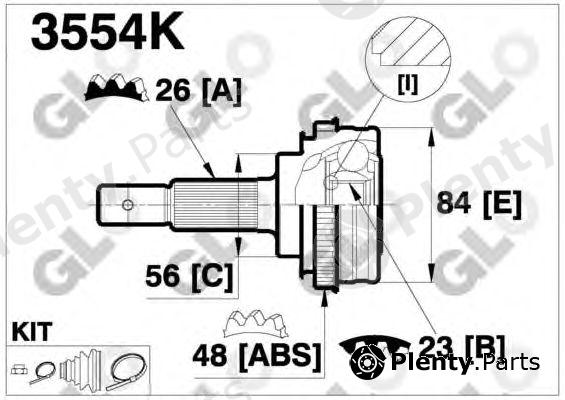  GLO part 3554K Joint Kit, drive shaft