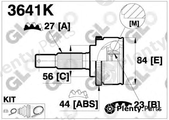  GLO part 3641K Joint Kit, drive shaft