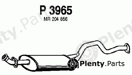 FENNO part P3965 End Silencer