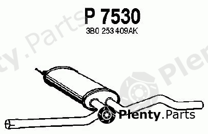  FENNO part P7530 Middle Silencer