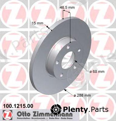 ZIMMERMANN part 100.1215.00 (100121500) Replacement part