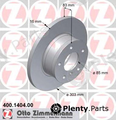  ZIMMERMANN part 400.1404.00 (400140400) Brake Disc