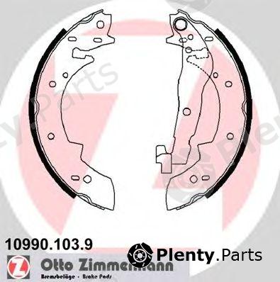  ZIMMERMANN part 10990.103.9 (109901039) Brake Shoe Set