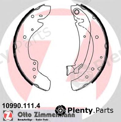  ZIMMERMANN part 10990.111.4 (109901114) Brake Shoe Set