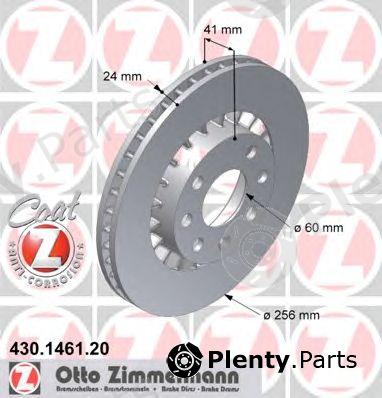  ZIMMERMANN part 430.1461.20 (430146120) Brake Disc