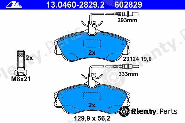  ATE part 13.0460-2829.2 (13046028292) Brake Pad Set, disc brake
