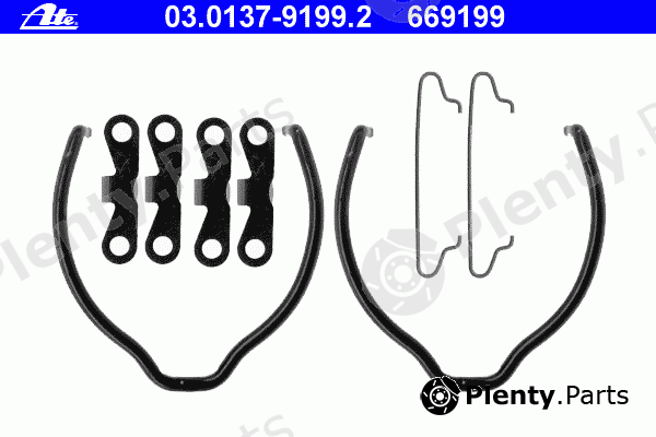  ATE part 03.0137-9199.2 (03013791992) Accessory Kit, parking brake shoes