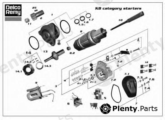  DELCO REMY part 19024025 Starter
